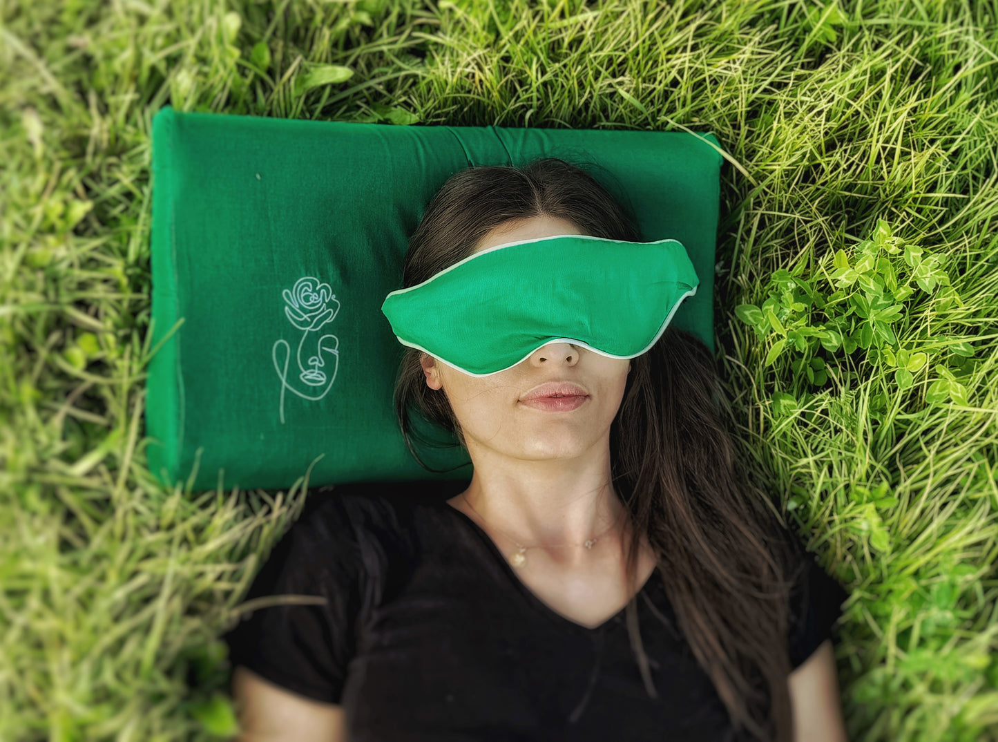 Opaska obciążeniowa na oczy z certyfikatem OEKO-TEX