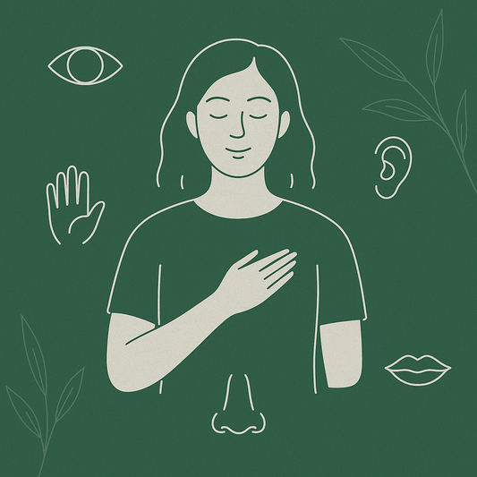 nazwij 5 rzeczy które widzisz, 4 rzeczy, któ®e słyszysz, 3 rzeczy, które dotykasz, 2 rezczy, które smakujesz 1 rzecz, którą czujesz