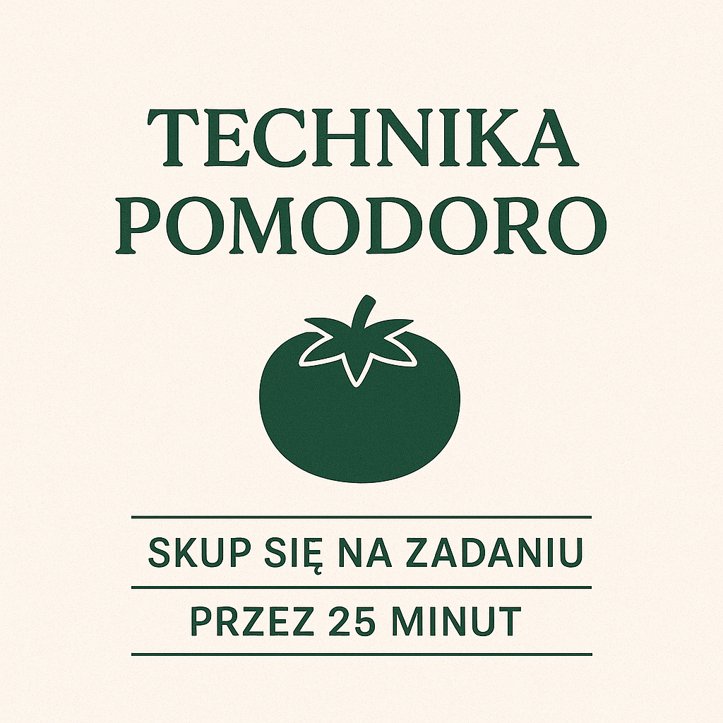 Pomodoro = skupienie i redukcja stresu