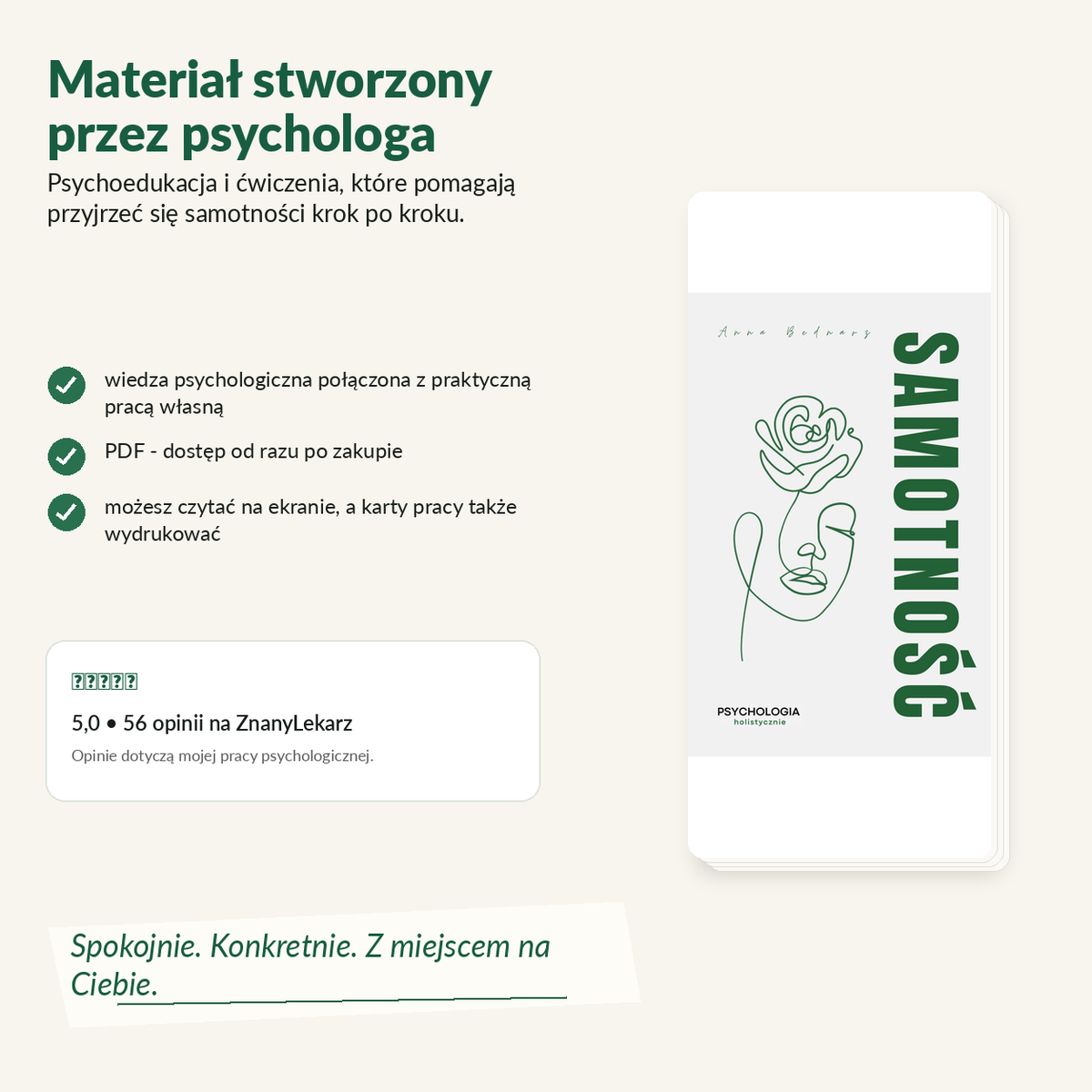 Samotność - bliżej siebie, bliżej innych