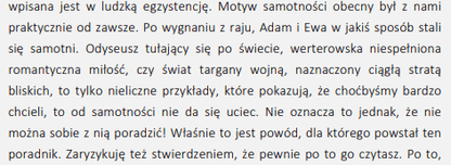 E-book o samotności