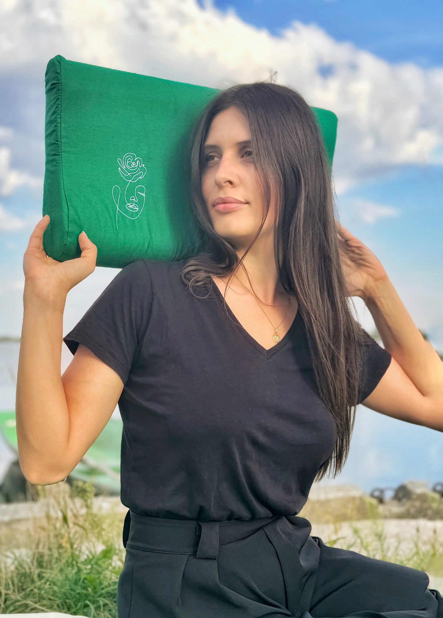 Poduszka z pianki memory fala